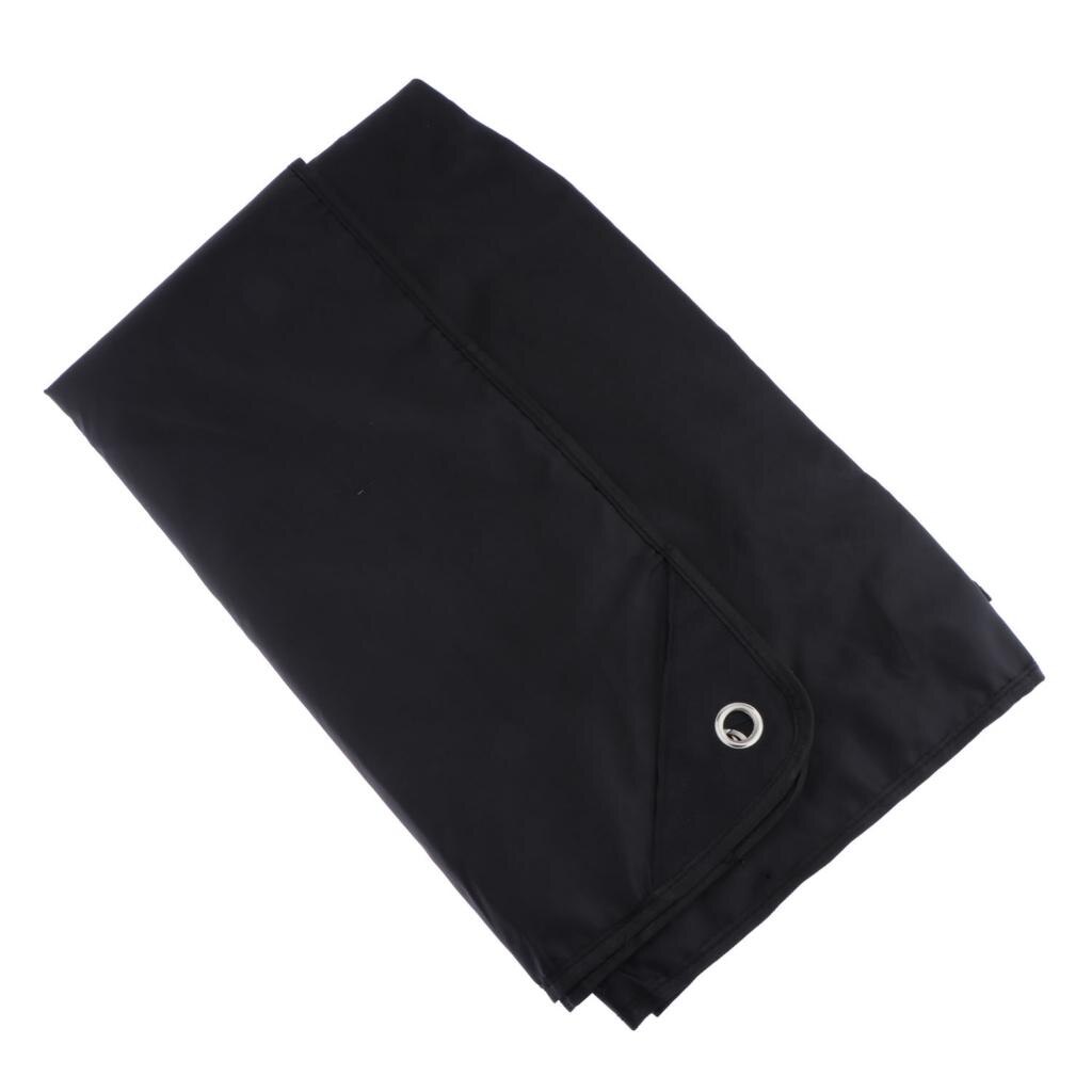 Drum Dust Set Cover Water-Resistant Oxford Fabric Cover With Sewn-in Weighted Corners, 79 x 100 Inch