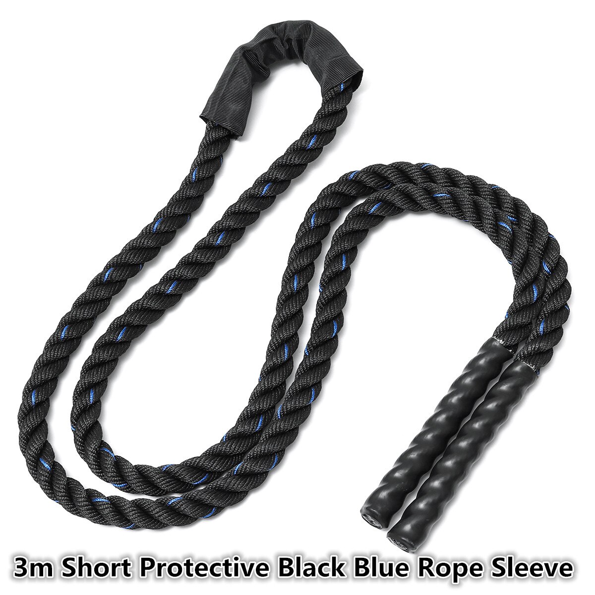 25mm Fitness Heavy Jump Rope Crossfits Weighted Battle Skipping Ropes Power Training Improve Strength Muscle Fitness Equipment: Package B 1