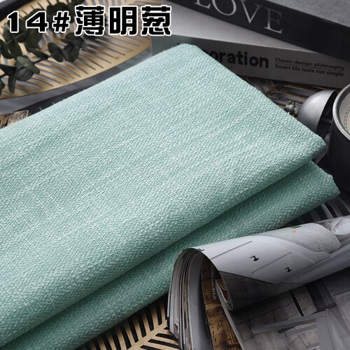 Width 148cm Old Coarse Linen Cloth Cotton fiber Diy sofa upholstery fabric Diy Tablecloth By the yard: 14