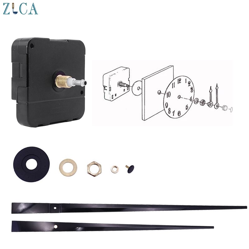 ZLCA DIY Clock Mechanism Repair Tool Parts Kit Set Clock Movement Clock Hands 38cm Closcks Wall Home Decor Living Room