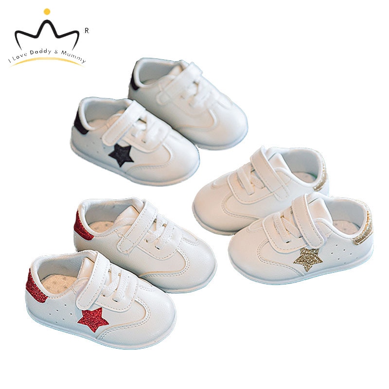 Baby skor sneakers söt stjärna småbarn skor för pojke flicka mjuk bomull anti slip vår sommar baby pojke skor första vandrare