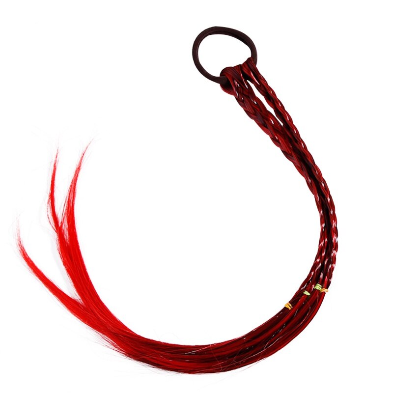 Toddler Baby Girls Headband Twist Braid Rope Simple Rubber Band Hair Accessories baby headband baby girl headbands w: Red