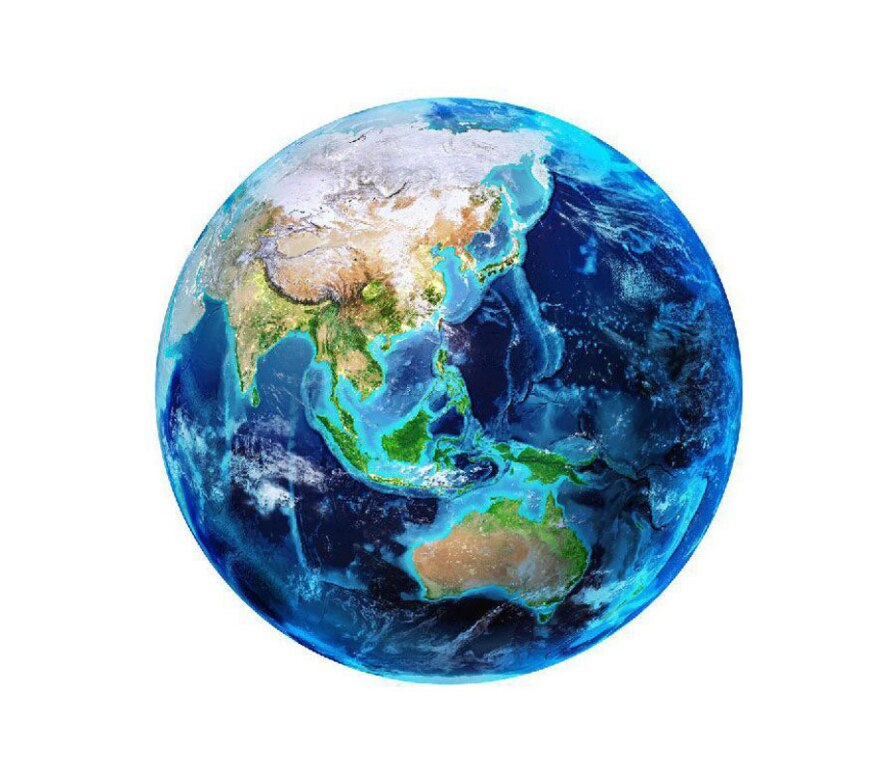 1PCS Luminous blue earth Cartoon DIY 3d Wall Stickers for kids rooms bedroom wall sticker Home decor Living Room: 04 / Diameter30cm