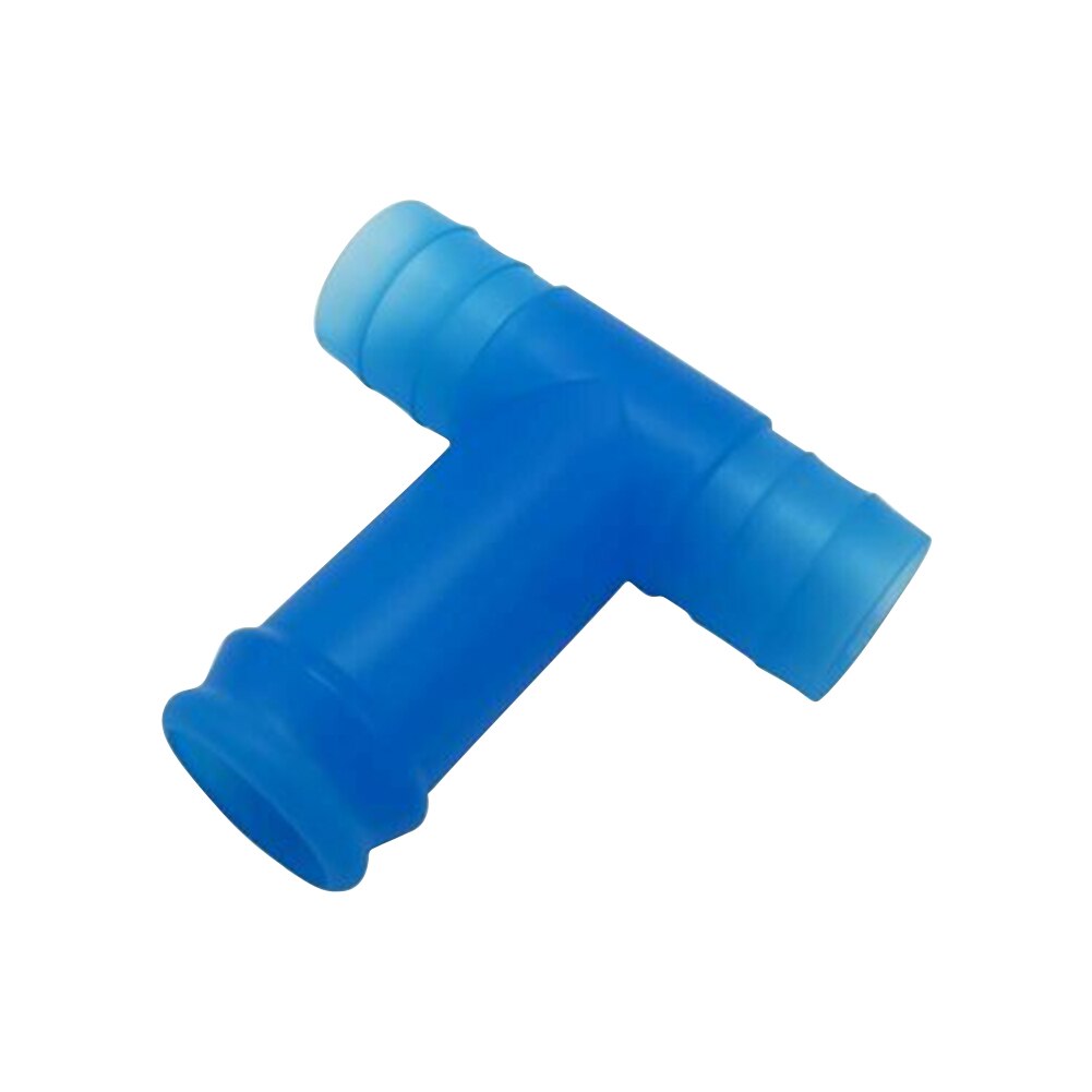 Beer Snorkel Siliconen Trechter Drinken Stro Dubbele Bier Snorkel Voor Entertainment Keuken Party Bar Brouwen Tool: B-Blue