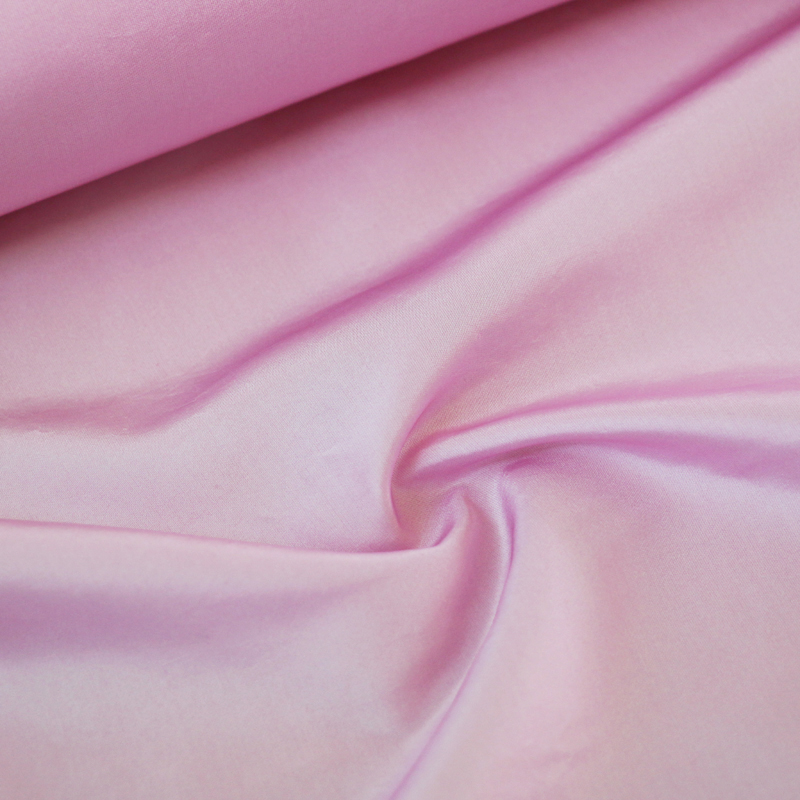 50cm*114cm Soft Silk Taffeta Material Bridal Fabric Pink