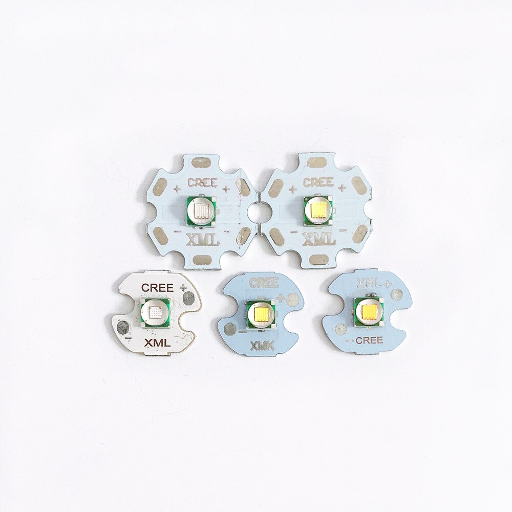 5pcs CREE XML T6 LED 5W High Power LED Chip on 16mm 20mm PCB Warm White Cool White Blue