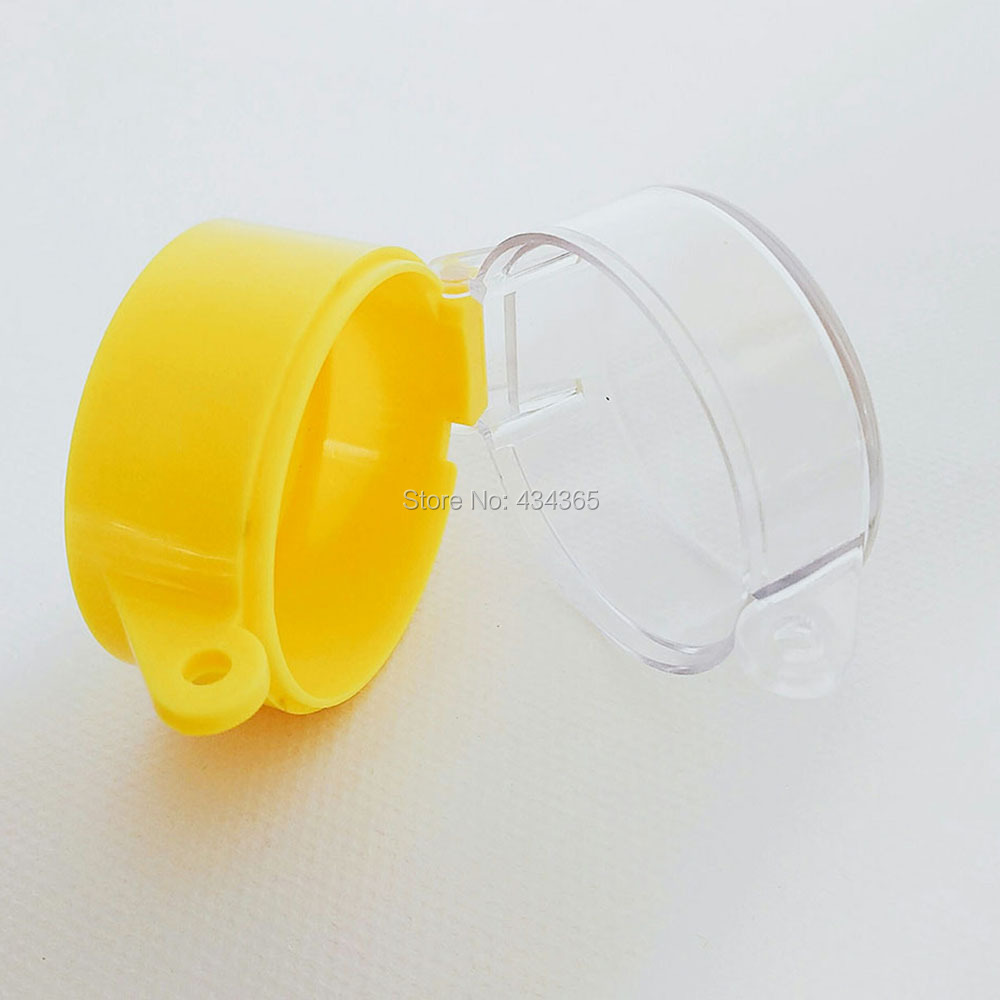 22mm Emergency Stop Push Button Switch Protection Guard Cover Transparent Button Switch Protector Box