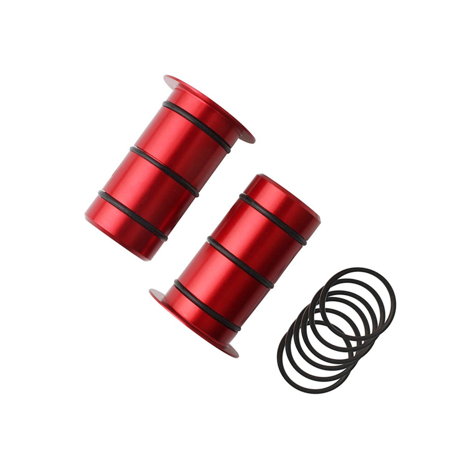 MUQZI-eje pasante de cubo de bicicleta de montaña, adaptador de liberación rápida, convertidor de cubo de rueda delantera y trasera, diámetro reducido, 15mm a 12mm: Red