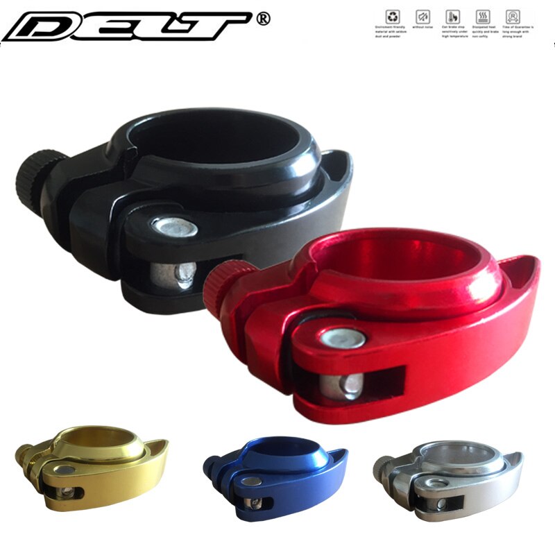 Zadelpenklem 30.8, 36.4 Zadelpenklem, 5 Kleuren 34.9mm Aluminium Fiets Mountainbike Zadelpen Accessoire (34, 9 mm zwart
