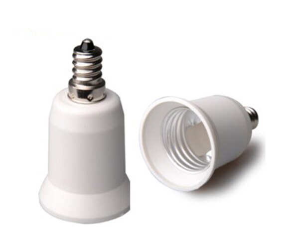 E12 à E26/E27 adaptateur de douille de lumière E12 à E26/E27 convertisseur de support de lampe, CE Rohs installer l'ampoule Standard dans la prise de candélabre