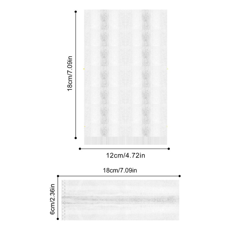 Bolsas de siembra para plantas de vivero, tejido no tejido reciclable respetuoso con el medio ambiente, macetas para cultivo de plantas, suministros de jardinería para balcón al aire libre, 100 piezas