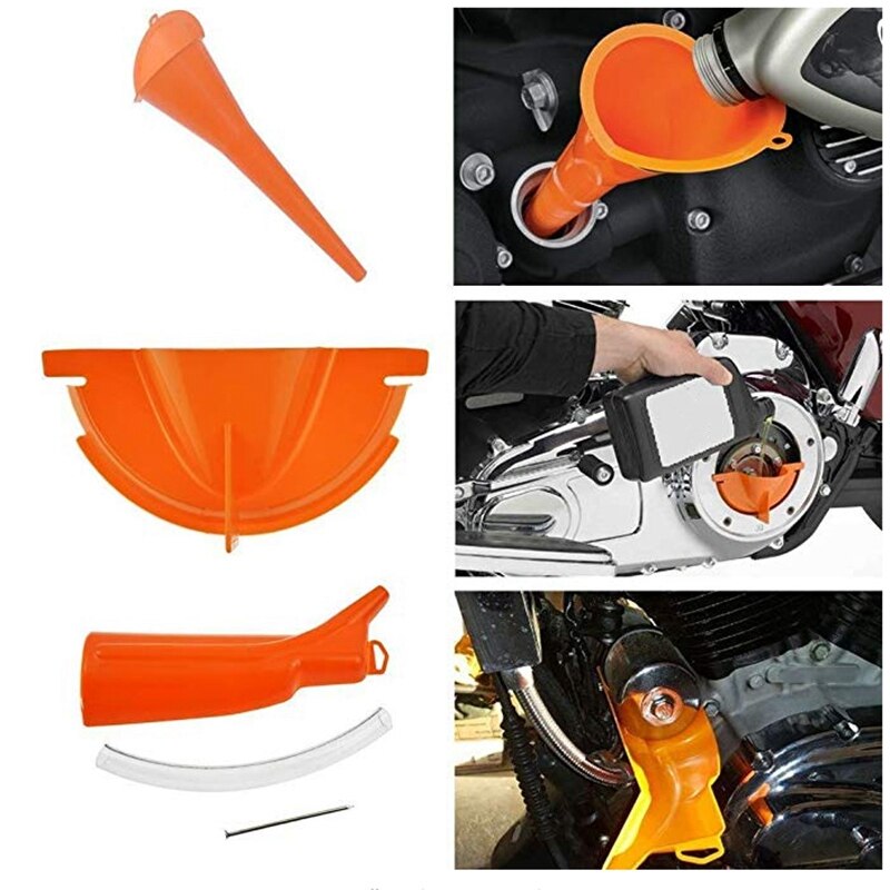 Tropfen-Freies Öl Filter Trichter einstellen Öl Ändern Bausatz Ersatz für Harley