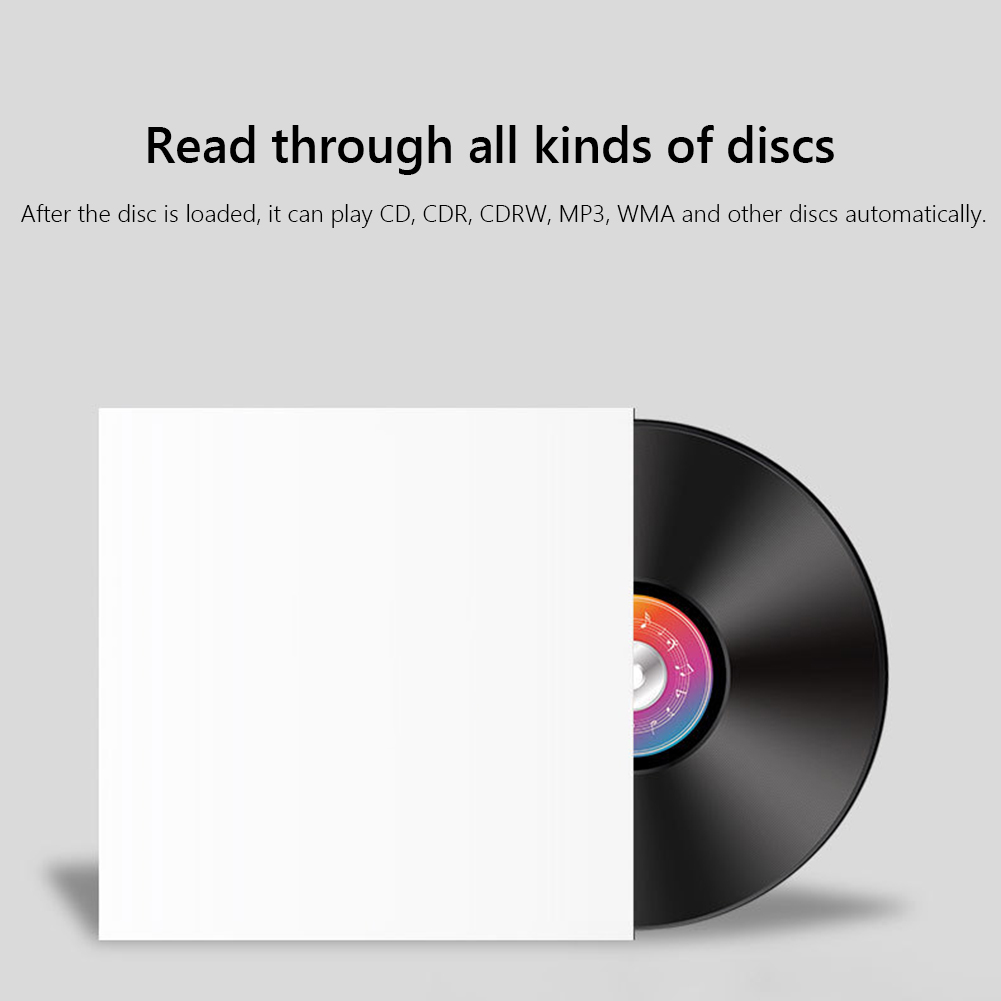 Lettore musicale CD portatile Display a LED Altoparlante stereo 5.1 compatibile con Bluetooth Lettore CD Radio FM Telecomando wireless a infrarossi