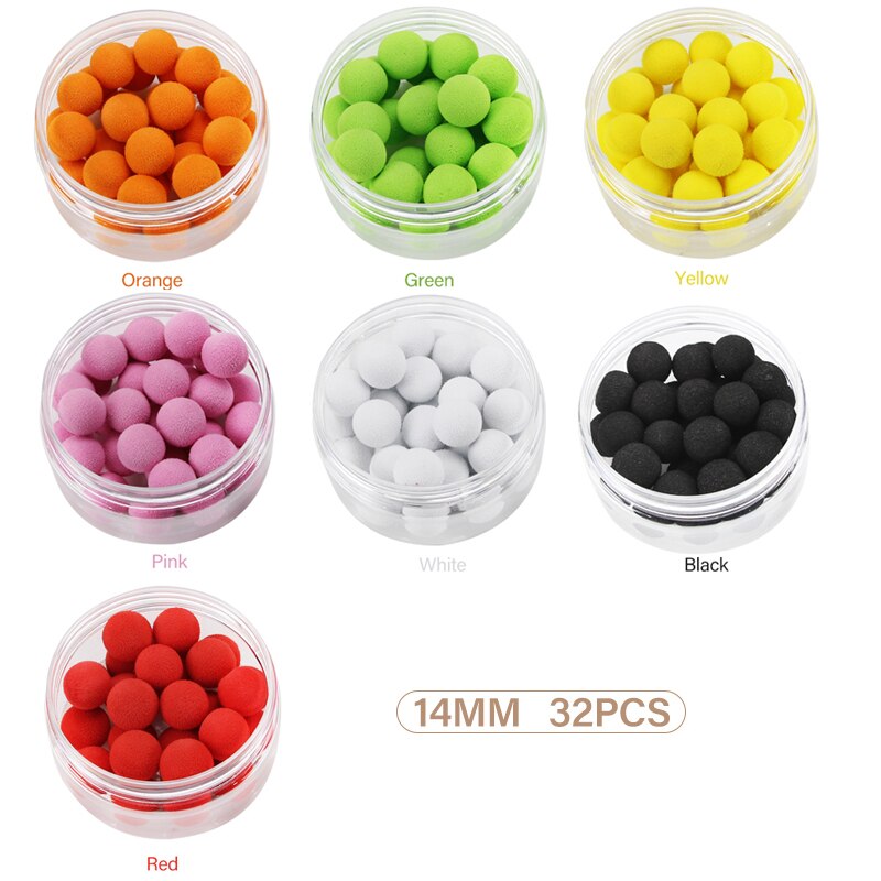 Mosodo carpe pêche bouillettes flotteur perles Eva Pop Up 10mm 12mm 14mm appât insipide 32 pièces 30 pièces 26 pièces Popup leurre pêche