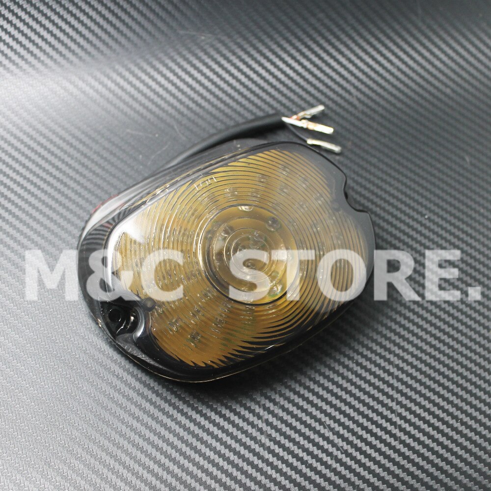 Red Smoke Motorcycle LED Brake Tail Light For Harley Softail Sportster Road King Dyna Glide Electra Glide Night Train Low Rider