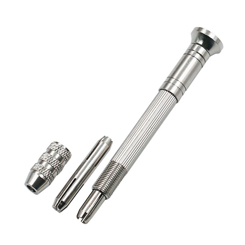 10 Pcs Twist Boor Hand Tool Handboor Mini Kleine Hand Grip Timmerman Chuck