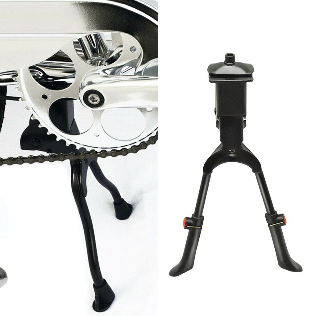 Dubbele Been Fiets Kickstand Center Kick Stand Mount Fiets Stand Past 26 "En Boven Voor Racefiets