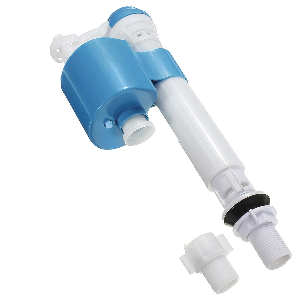 JETTING 1PCS Blue+White Toilet Push Button Fill Valve Dual Flush Cistern Syphon Bathroom Accessories