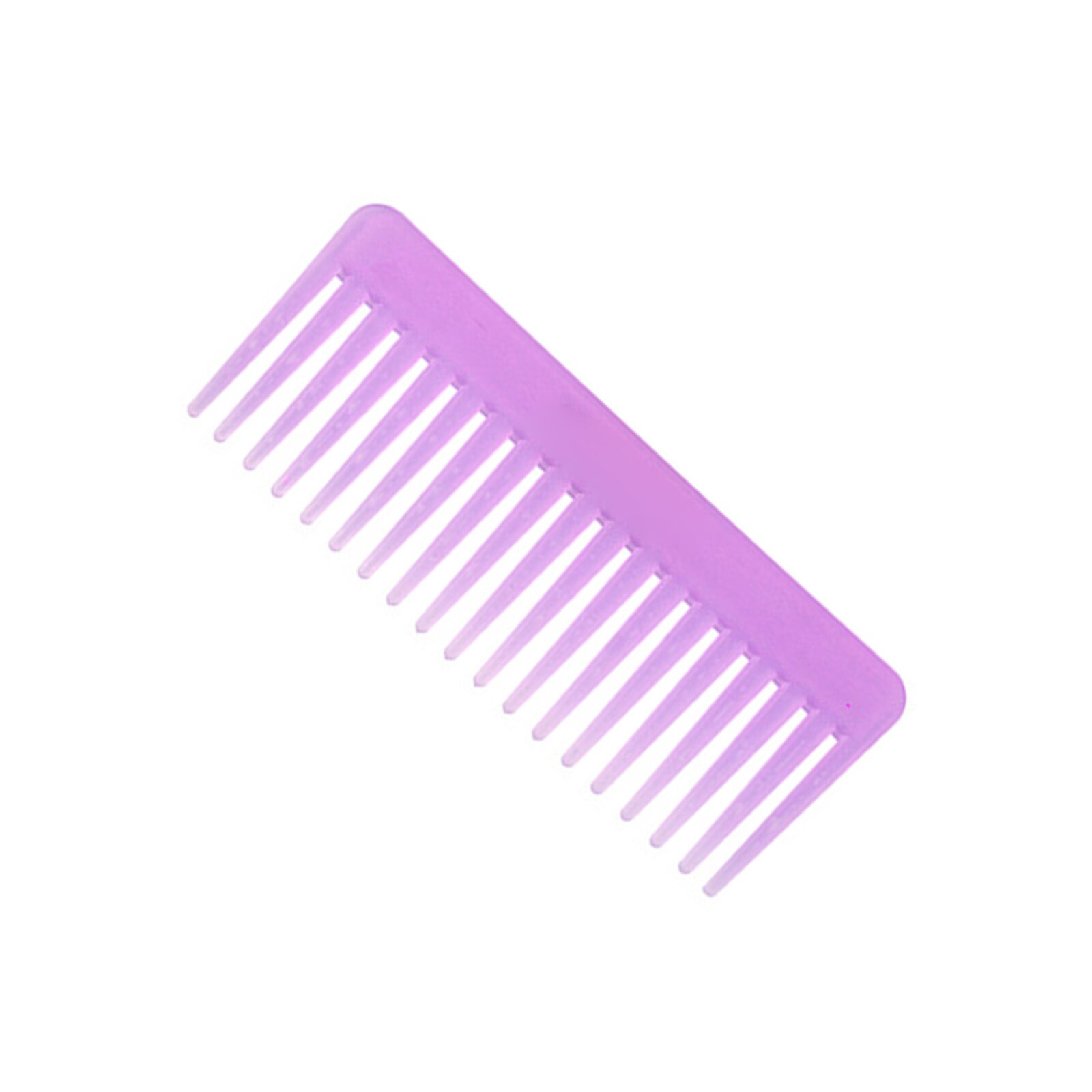 Mini Wide Tooth Comb Large Hair Detangling Come Hair Styling Hairbrush Anti-static Scalp Massage Hairdressing Comb: Purple