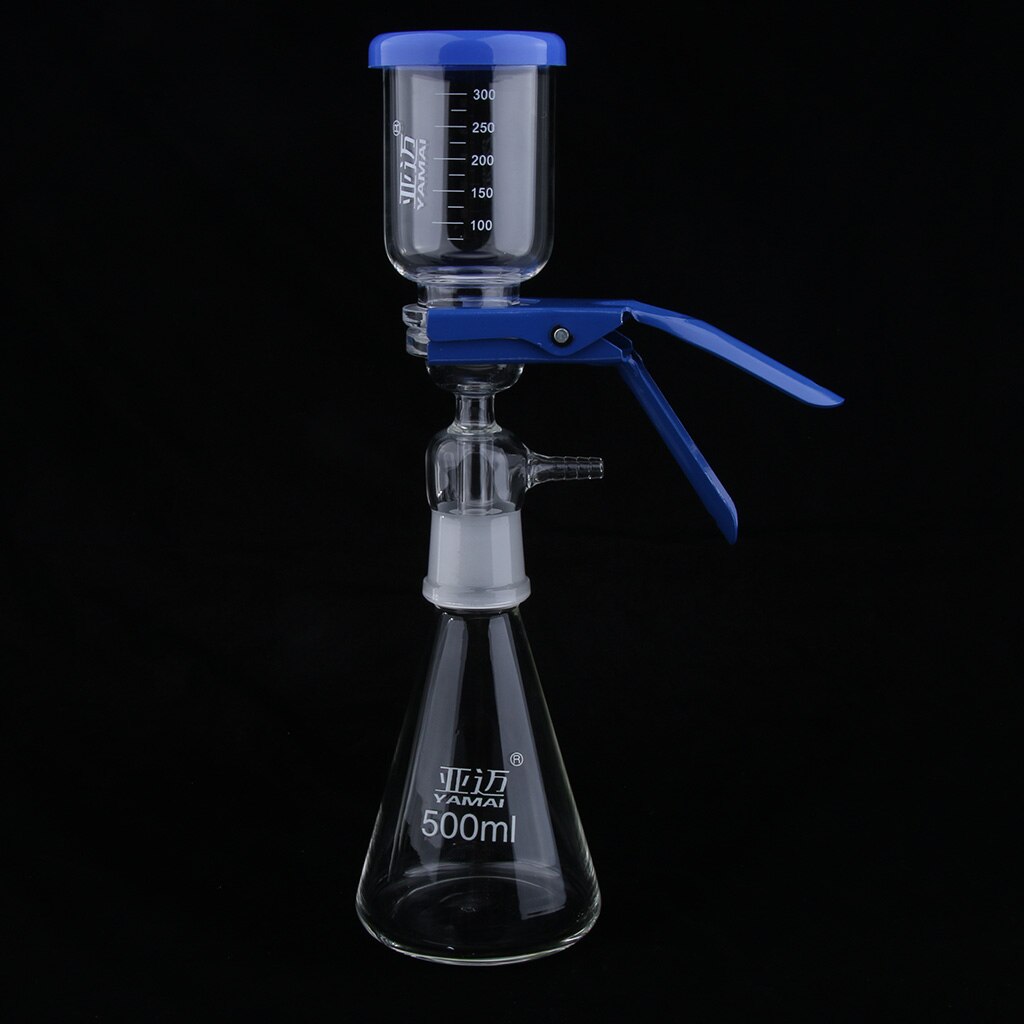 500ml Filtration Apparatus Vacuum Lab Filtering Unit Flask Funnel And