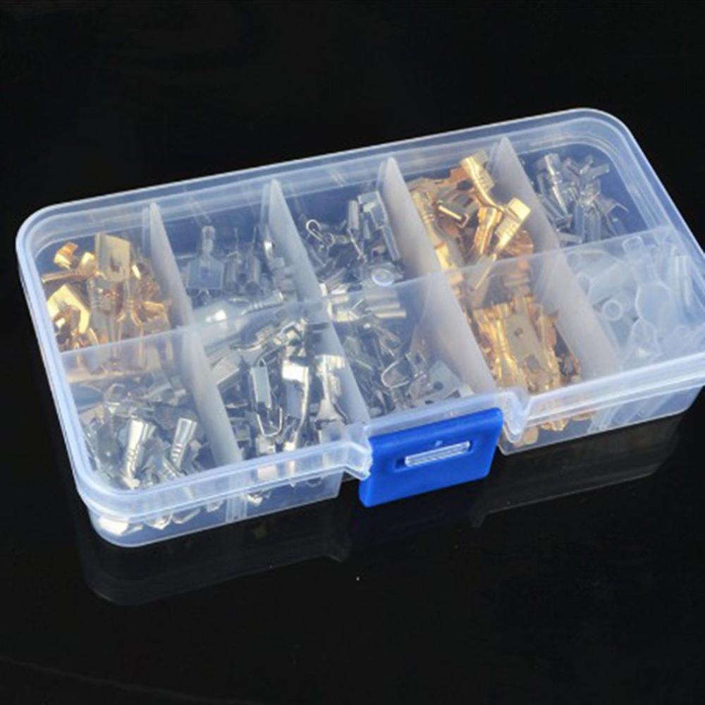 150 Pcs/Box Auto Parts Cold-Pressed Terminal Box Male And Female Docking Combination Set Connect Internal Wiring