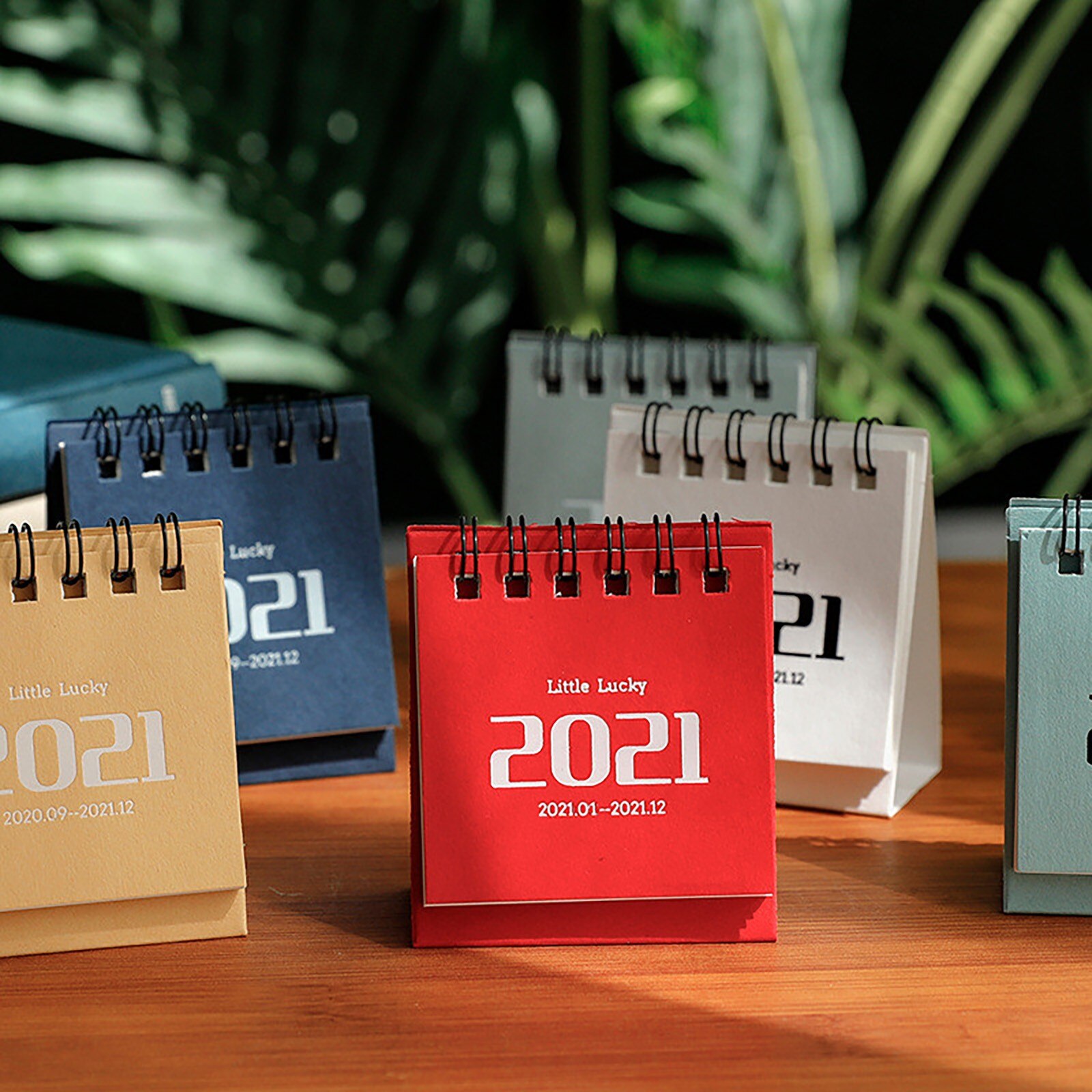 Mini kalender papier staan flip kalender dual dage grandado