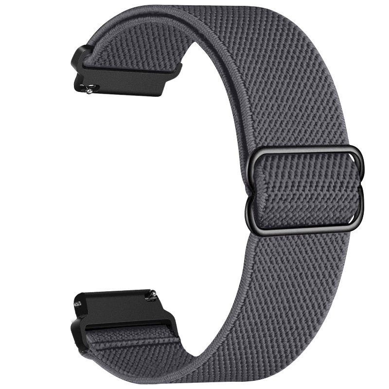 20mm/22mm -reim til amazfit gts 4//2/2e/3/ gts 2 mini/gtr 4/3/ pro/gtr 2/47mm/ stratos, elastisk nylonklokkearmbånd, amazfit bip-rem
