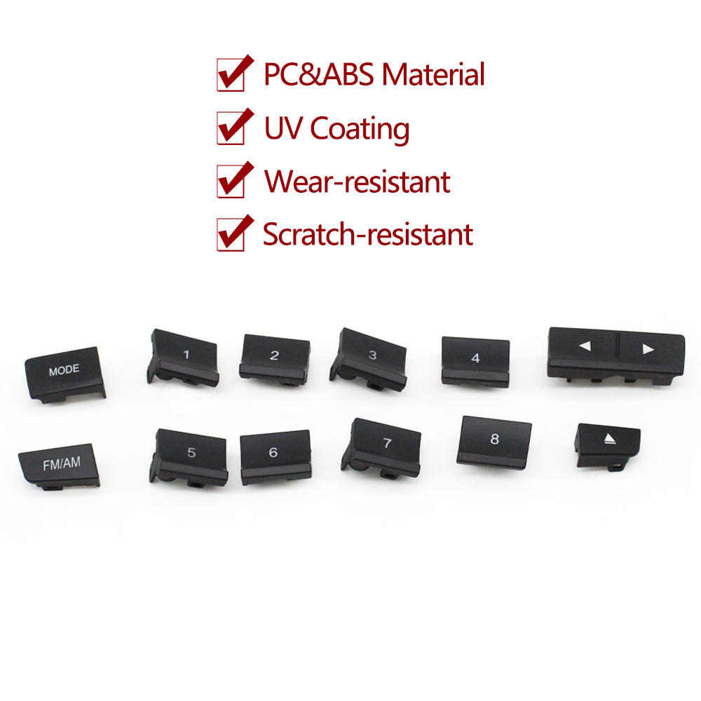 Panel frontal de coche, reproductor de CD de Radio, botón de dígitos, botones de interruptor, cubierta embellecedora para BMW M3 M4 F20 F21 F22 F30 F32 F35 F34 F36