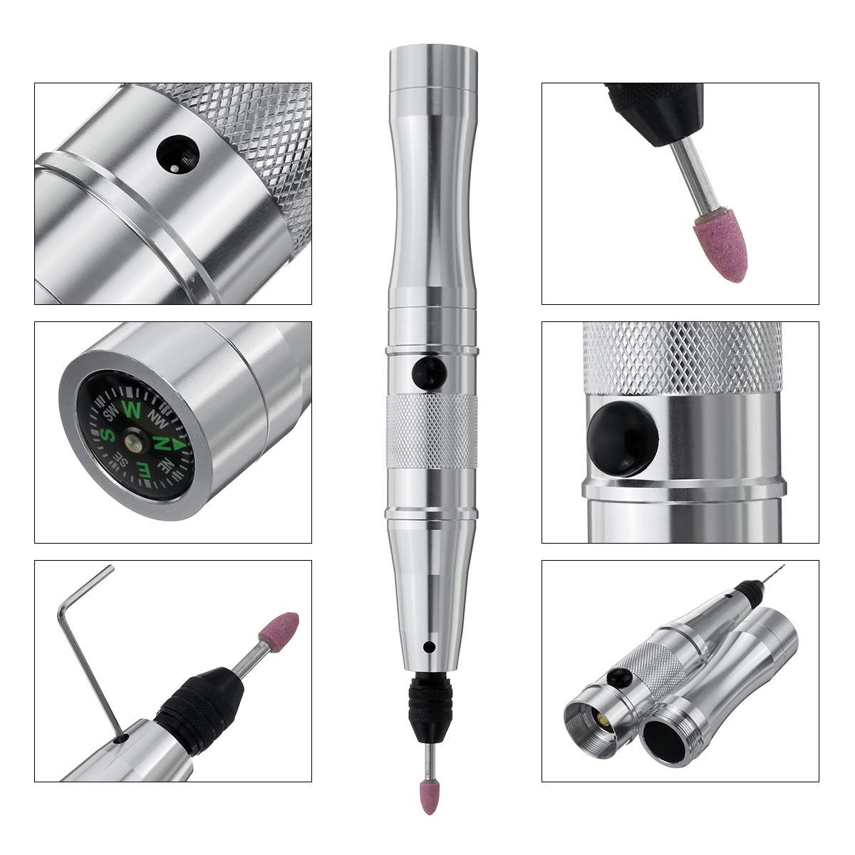 30000 tr/min Mini sans fil électrique meuleuse stylo bijoux gravure stylo ponceuse polisseuse bricolage sculpture Rechargeable graveur