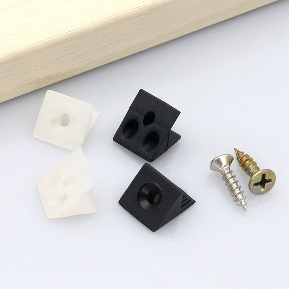 Kit de vis pour réparation de meuble, tiroir de poitrine, affaissement du fond, cales, supports d&#39;angle, 50 pièces