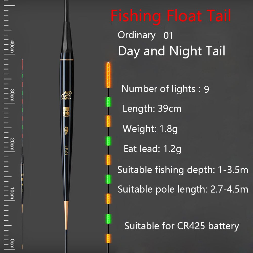 Plastic Fishing Lure Luminous Fishing Smart Float Top Float Indicator Electronic Floats Buoy Fishing Tackle Drift Lure Accessory: Ordinary-01