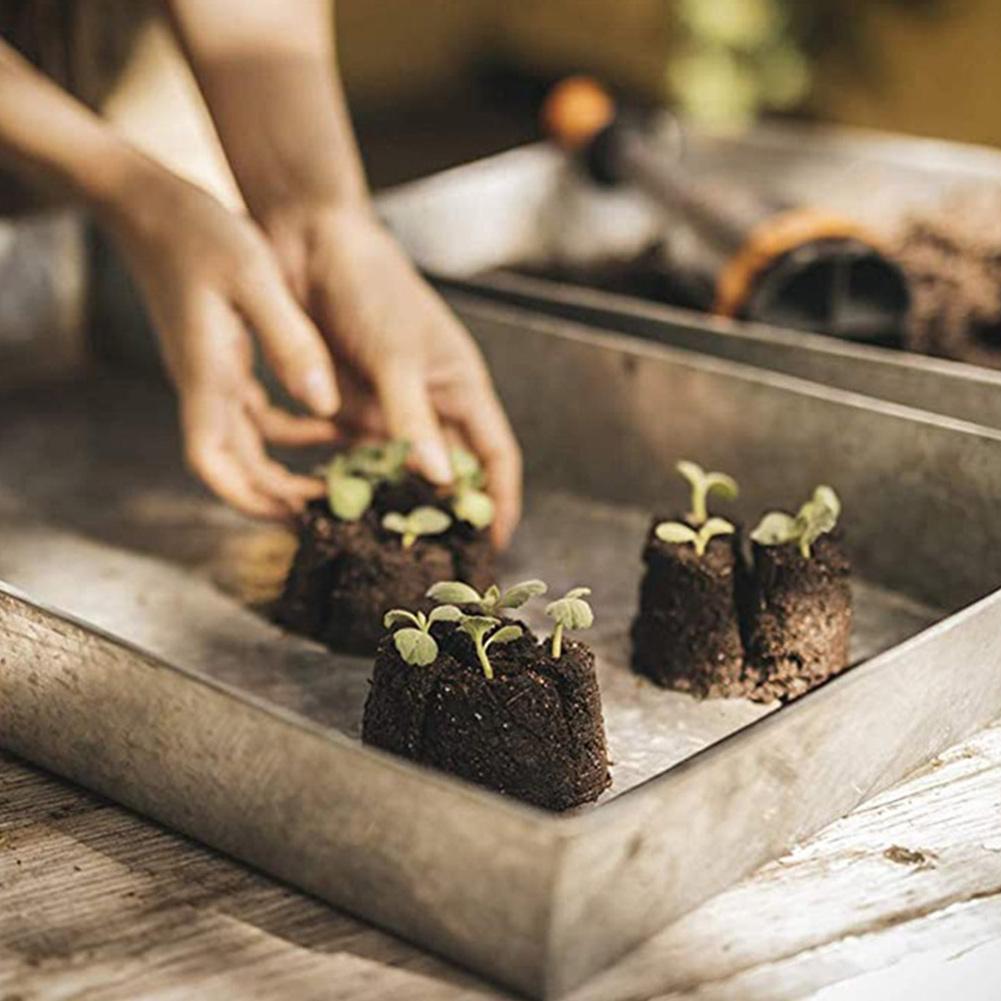 Manual Soil Block Maker Manual Pot Soil Blocker Soil Blocking Tool Create Soil Block Seedlings Greenhouse Garden Accessories