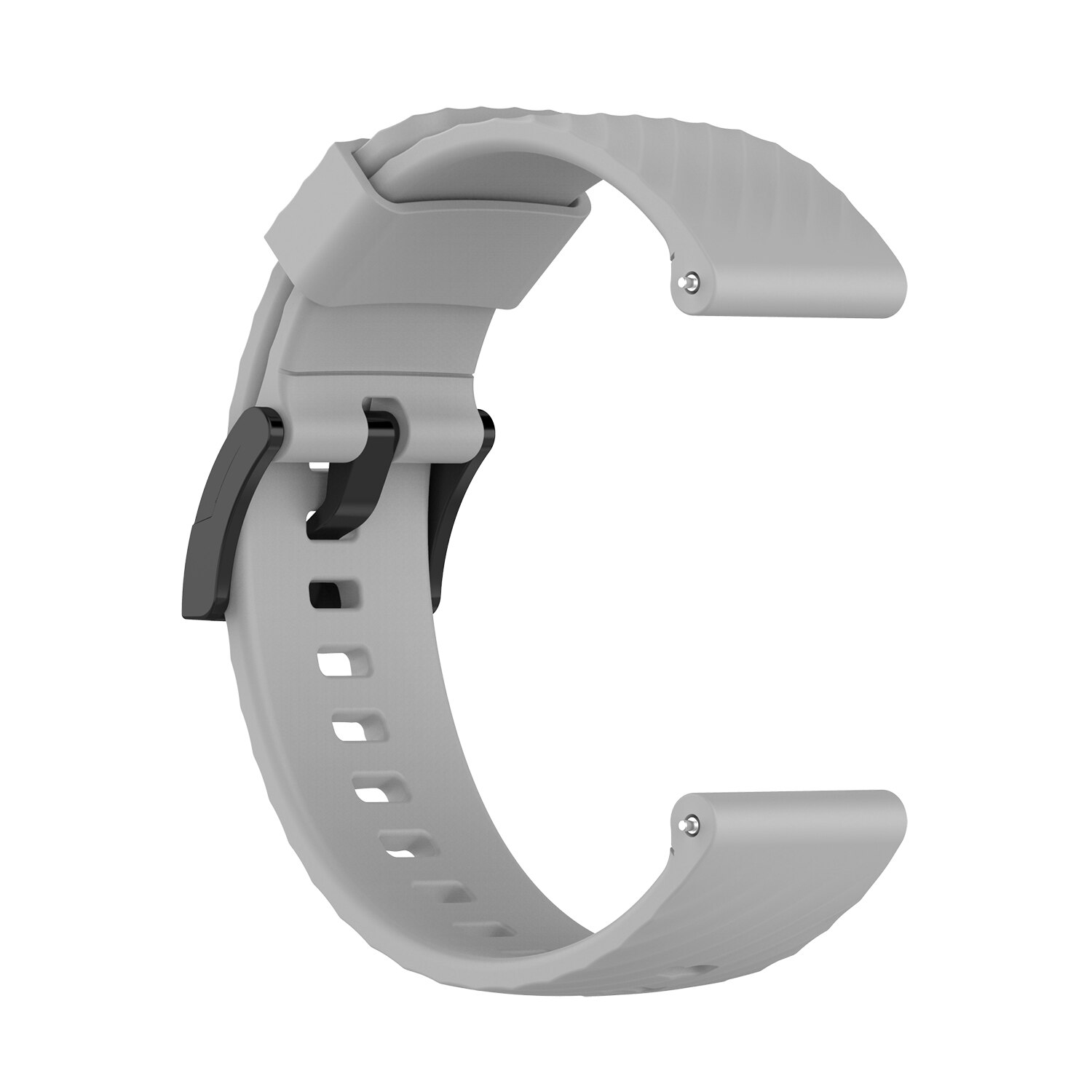 24Mm Sport Siliconen Band Voor Suunto 9/9 Baro Polsband Voor Suunto 7/D5 Horloge Band Watchand Armband Vervangen accessoires: Gray