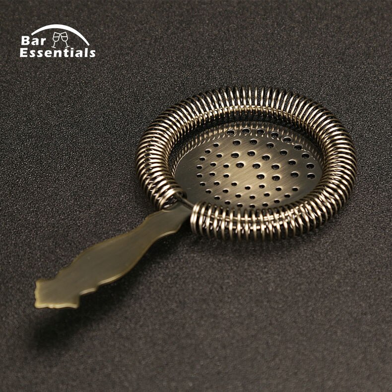 Colador de cóctel de barra de resorte de acero inoxidable, colador de Bar de lujo, colador de Bar, herramienta de Bar, colador de hielo de vino, barra de Bar