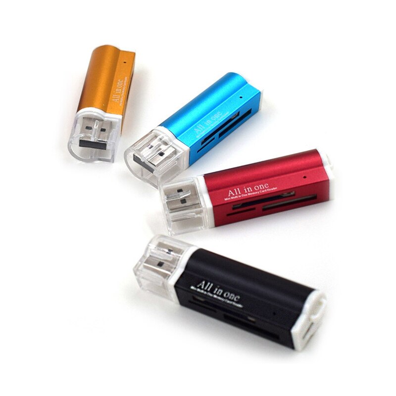 Multi Alle In 1 Micro USB 2,0 Speicher Kartenleser Adapter Für Micro SD SDHC TF M2 MMC MS PRO DUO Kartenleser