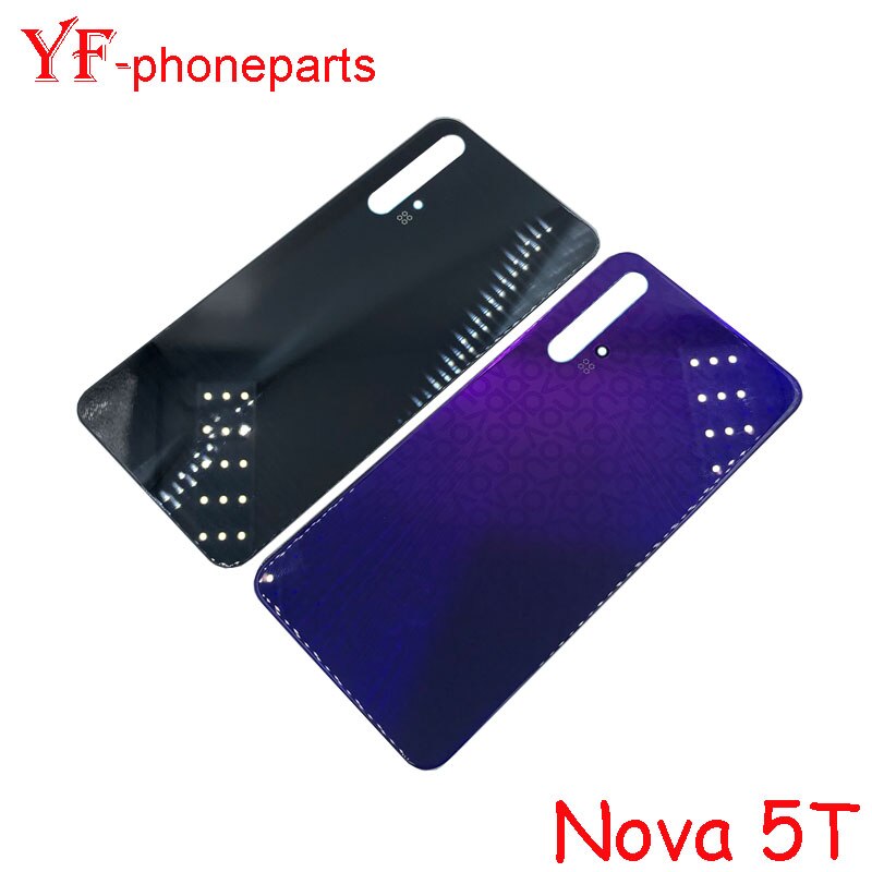 Voor Huawei Nova 5T Terug Batterij Cover Rear Panel Deur Behuizing Geval Reparatie Onderdelen