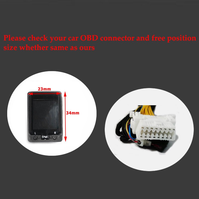 Voor Toyota CH-R Chr Hybrid Obd Tpms Digitale Display Bandenspanning Security Monitoring Systeem Geen Behoefte Extra Sensor: Default Title