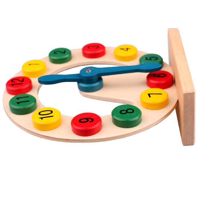 Clock Toy Fancy Toys Time Teaching Baby Educational Wooden Delicate Improve cognition