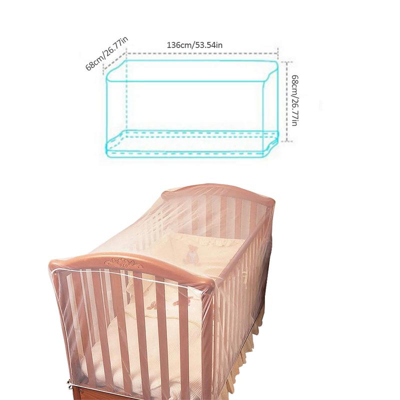 Kinderbed klamboe insectenwerend ademend baby pasgeboren klein bed klamboe zomer essentieel kinderbeddengoed