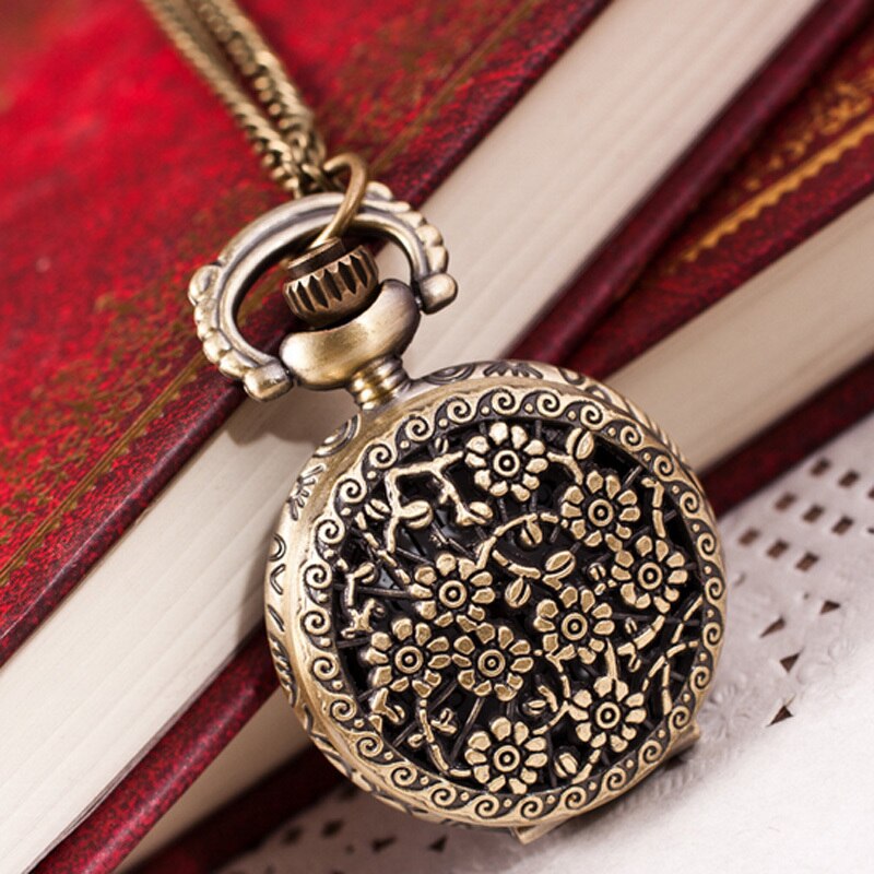 Reloj Vintage Pendant Fob Watches Mens Women Chain Necklace Pocket Watch Women's Dress Hours Retro Quartz Watch #Zer