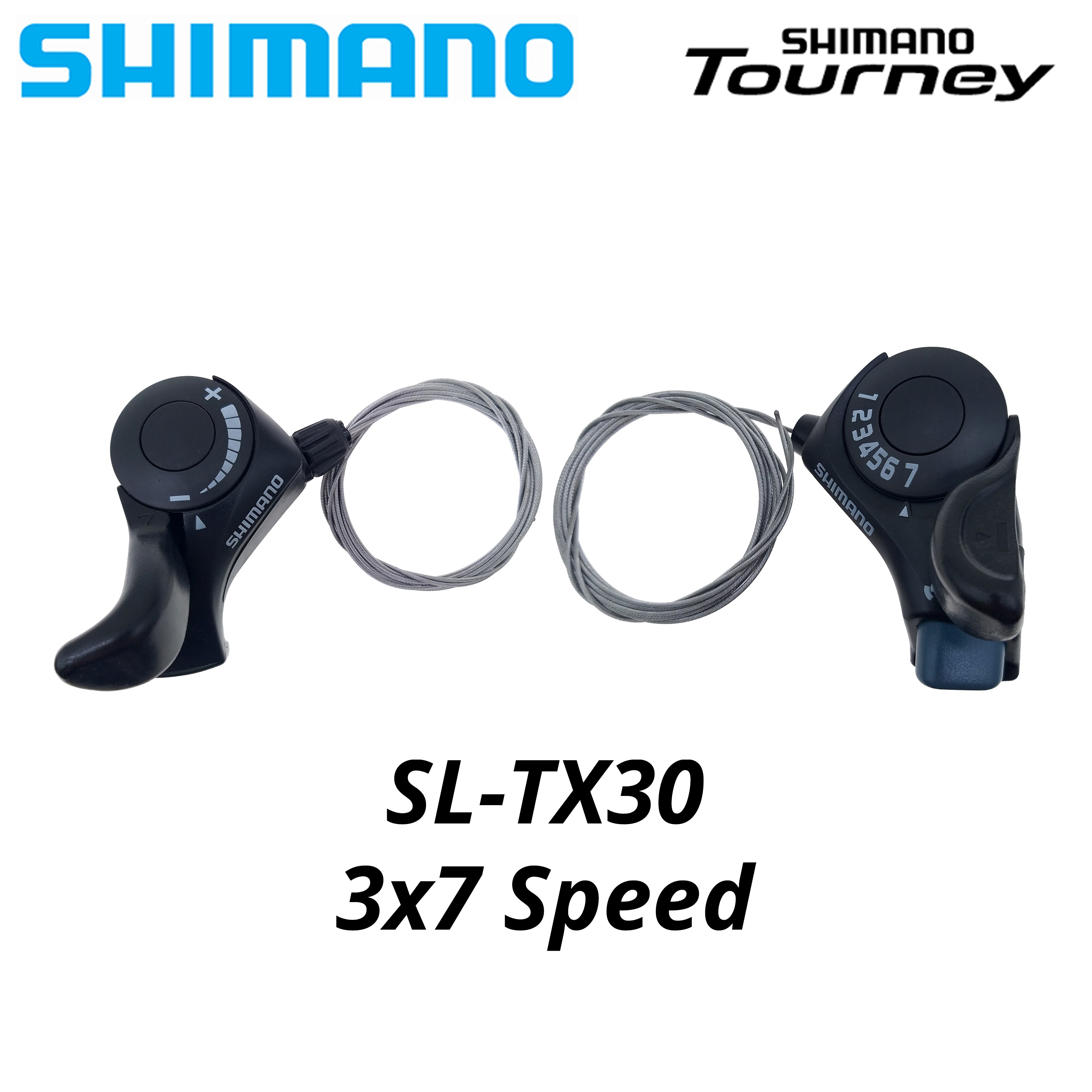 Shimano tourney sl  tx30 cykel gearstang 6 7s 18 21 speed  tx30 shifters indre gearkabel medfølger: Tx30 3 x 7 hastighed