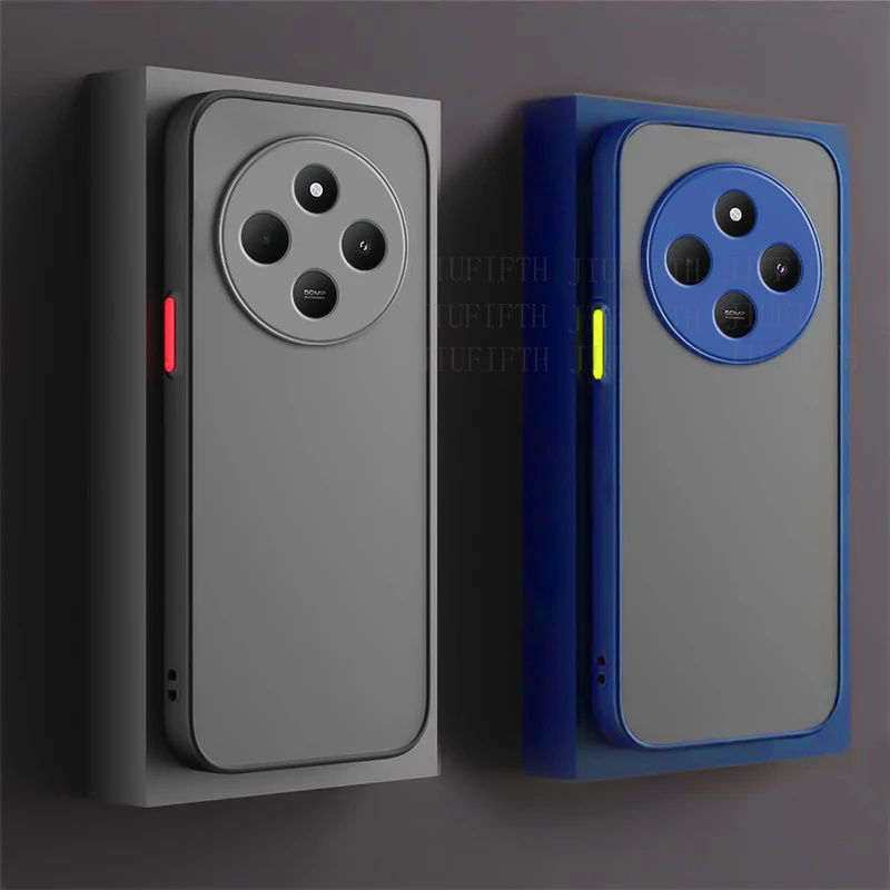 Für Redmi 14C 4G Fall Stoßfest Rüstung Matte 14R 5G Xiaomi kleine Poco C75 Xiaomi stoßstange silikon telefon abdeckung C75 coque fundas