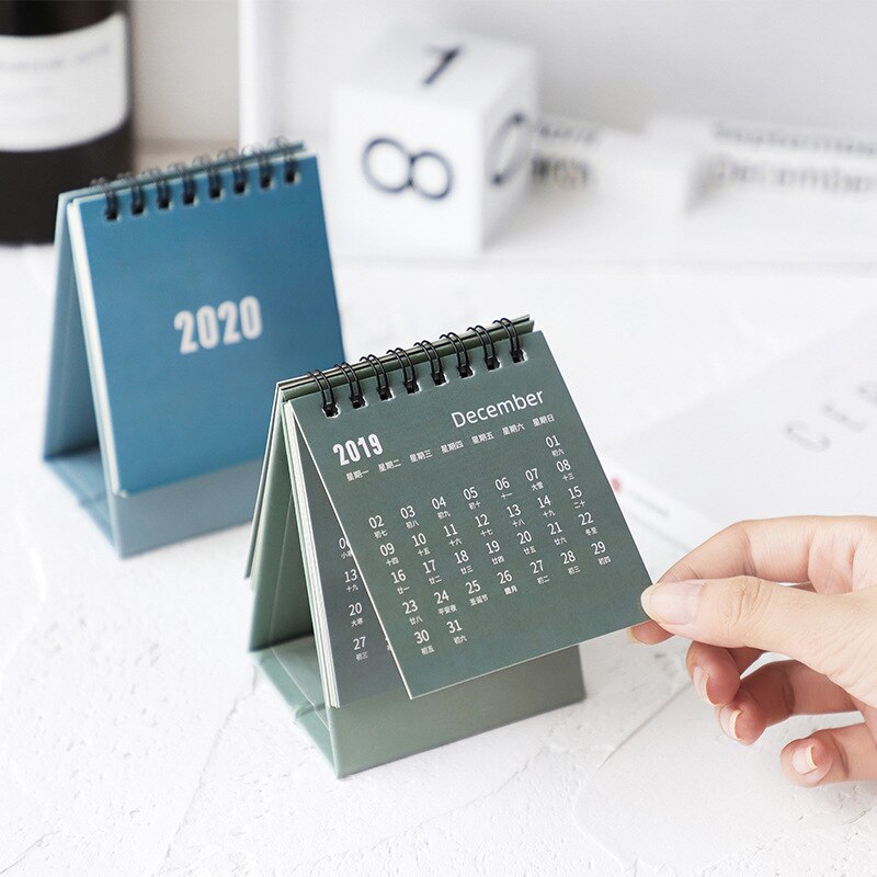 Desktop Mini Calendar DIY Weekly Plan Schedules Office Desk Decoration Paper Stationery For Office Worker office supply