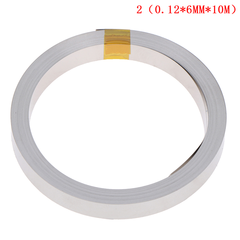 ANTHYTA Lot 2 Rouleaux Bande Nickel 8 Mm × 10 M × 0,1 Mm – Ruban Nickel Pour Soudure Batterie 18650, 21700, Li-ion, Ni-MH