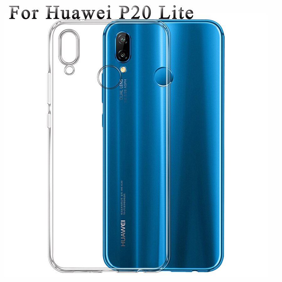 Herecase voor huawei  p20 lite hoesje schokbestendig zacht tpu siliconen hoesje voor huawei  p20 pro hoesje transparante hoes voor huawei  p20 hoesje