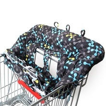 Printed Baby Children Supermarket Shopping Cart Dining Chair Cushion Security Protection Travel Portable Cushion