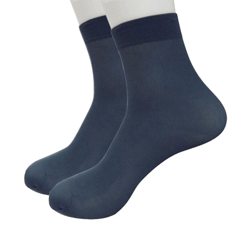 8 paar Herren Socken Businness lässig Einfarbig Socke Frühling Sommer Atmungsaktiv Bambus Faser Socken Männlichen Skarpetki meia: Marine 1