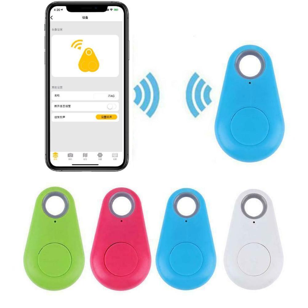 Localizzatore di chiavi compatibile con Bluetooth localizzatore GPS anti allarme perso portafoglio portachiavi portachiavi animale domestico etichetta bambino inseguitore KeyFinder accorto etichetta