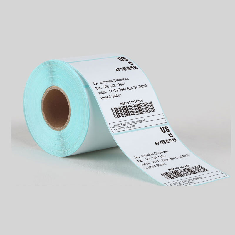Thermal sticker paper thermal label paper Thermal stickers bar code printing signature for Thermal printers
