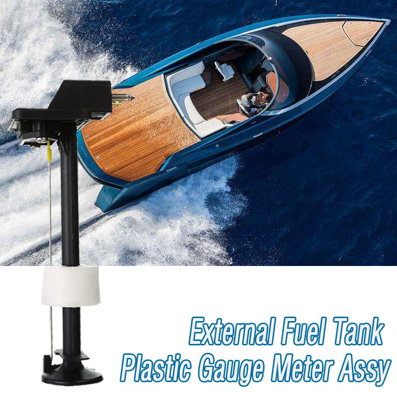 Universal 12L 24L External Fuel Tank Plastic Gauge Meter Assy 23cm Yamaha For Hidea Outboard Motor Complete Fuel Gauge Assembly